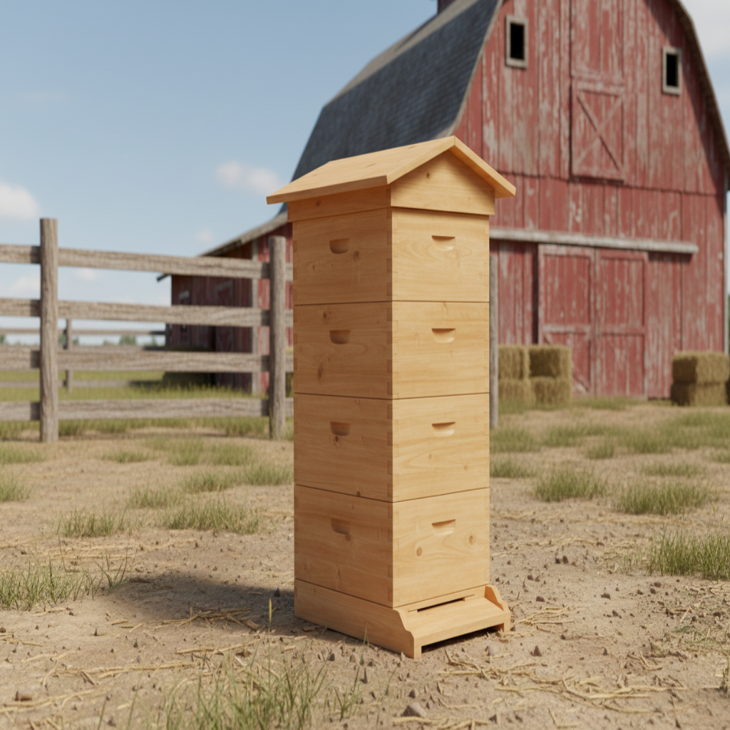 Large Wooden Beehive